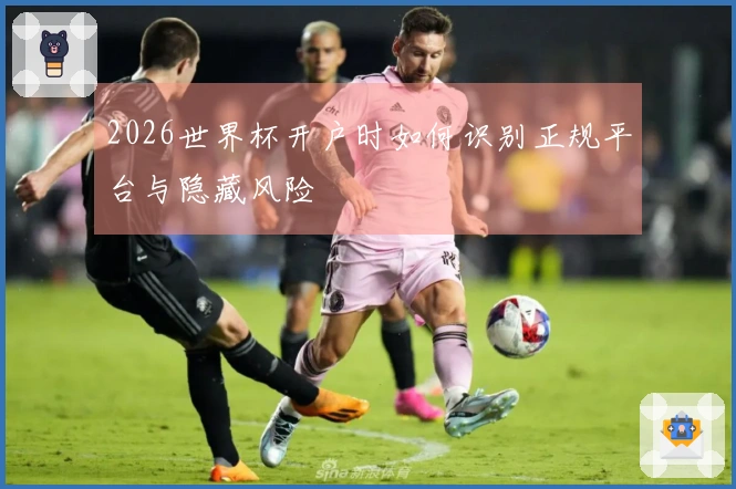 2026世界杯开户时如何识别正规平台与隐藏风险