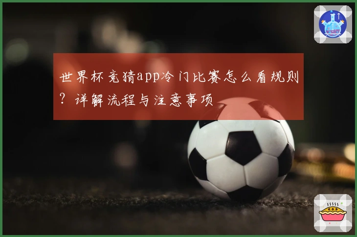 世界杯竞猜app冷门比赛怎么看规则？详解流程与注意事项